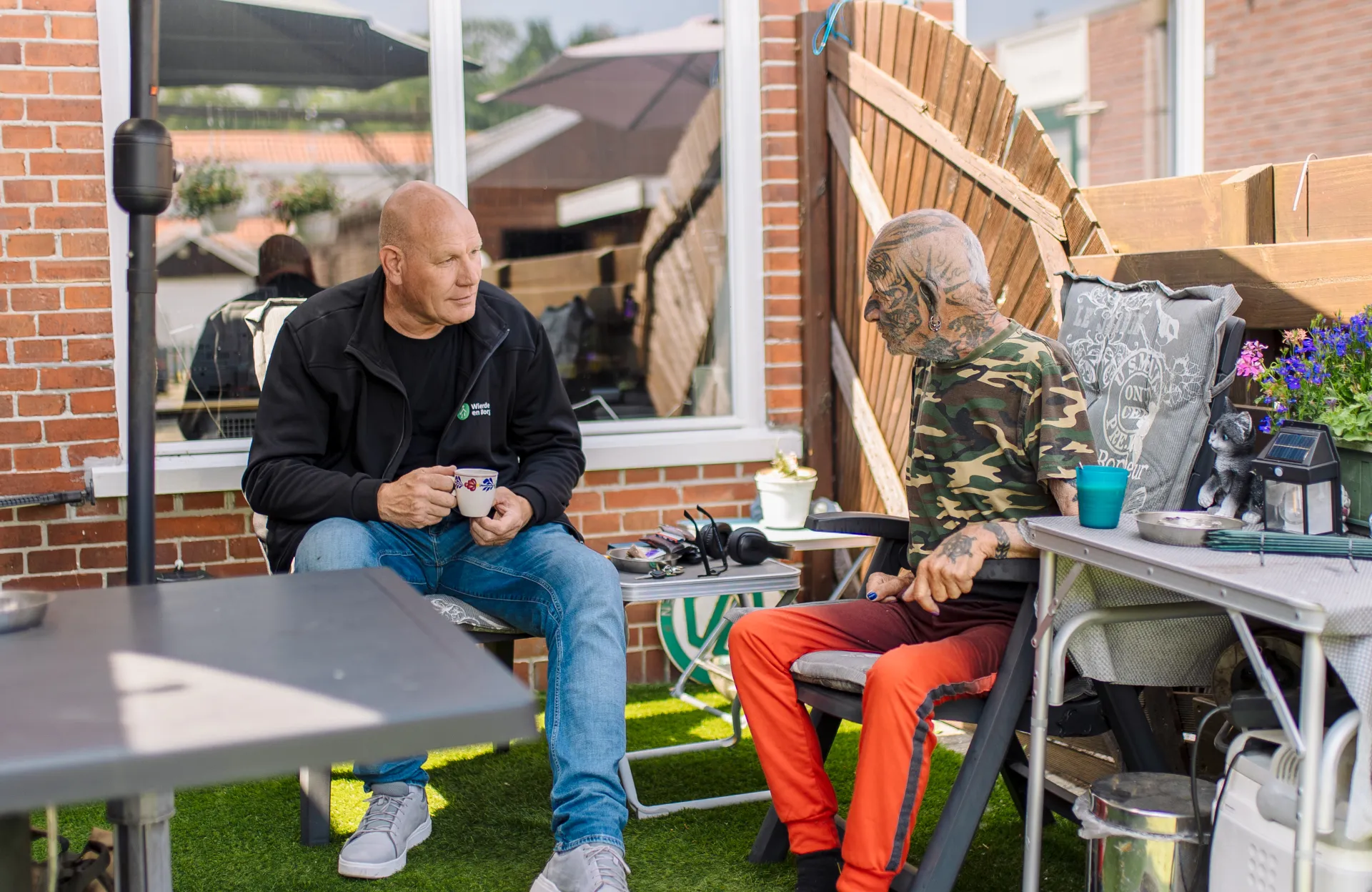 Gebiedsconsulent met huurder