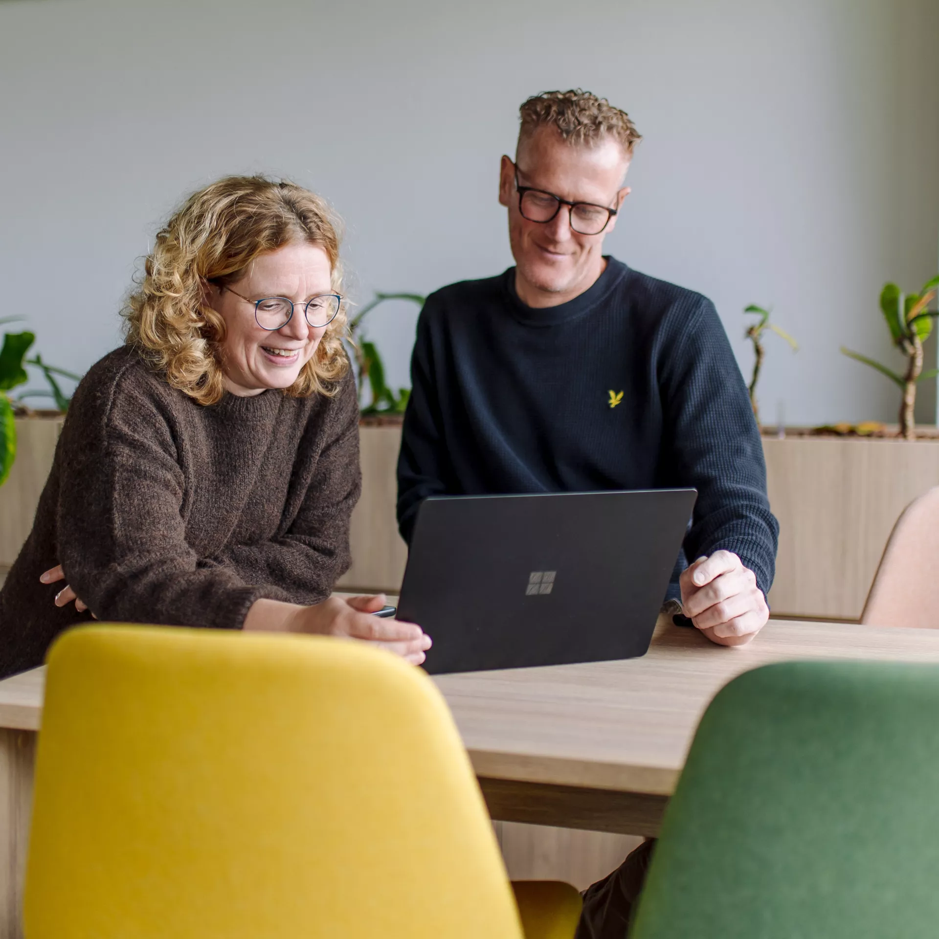 Collega's van afdeling P&O